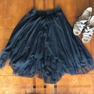 Black Tulle Skirt